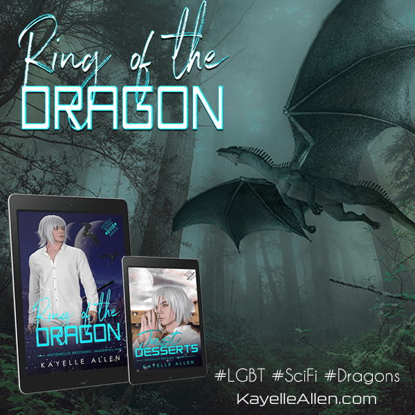 Meet Stormsinger, the dragon from Ring of the Dragon by Kayelle Allen #RLFblog #SciFi #PNR #Dragons